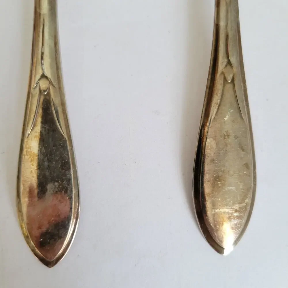 WM Rogers MFG Co Spoon Fork Original Rogers Silver Plate Cottagecore Art Nouveau
